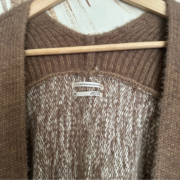 By Anthropologie Short Sleeve Oversized Slouchy Cardigan M/L - Picture 4 of 6